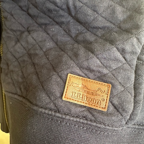 L.L. Bean Women's Quilted Full-Zip Sweatshirt size XL - Picture 2 of 4